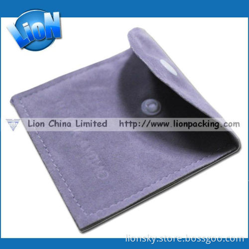 Attractive Flat Folded Velvet Flap Pouch (E-017)